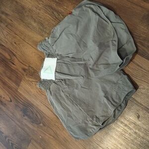 Buena Onda Grey Cotton High Waisted Shorts DDD
